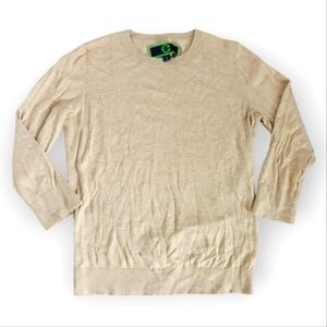 Christian Siriano C Wonder 3/4 Sleeve Crewneck Sweater Small